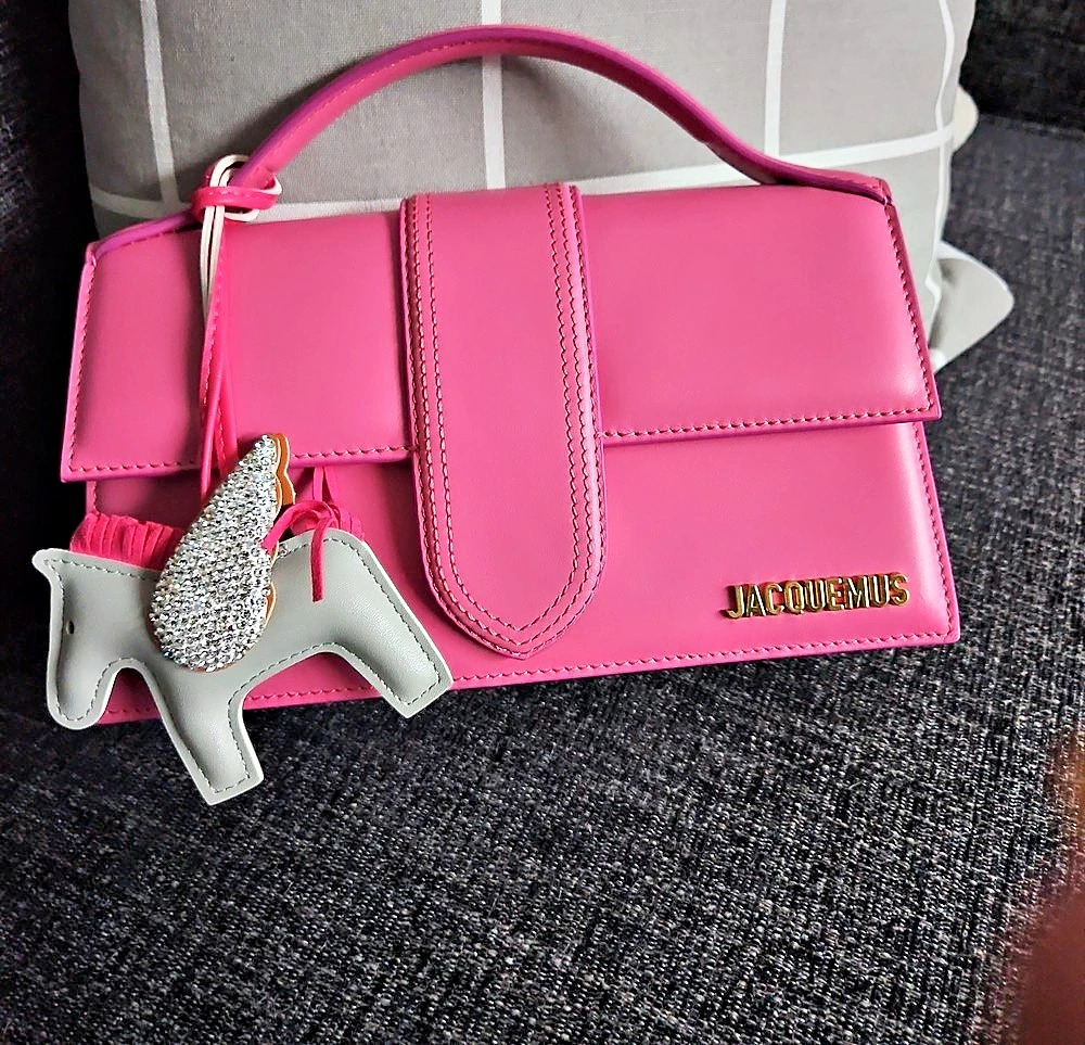 Jacquemus Pink Shoulder Bag With Coa